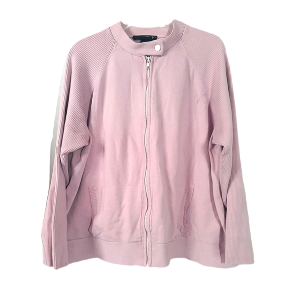 *Venezia Smokey Pink Moto🛵 Style  Cardigan
